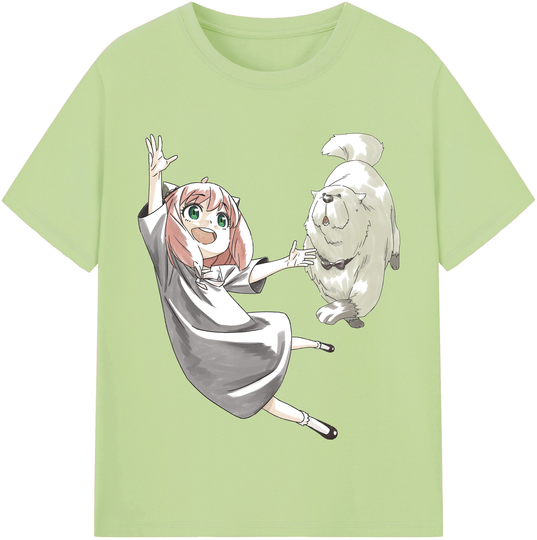 （画像用） SPY×FAMILY间谍家家酒 綿100％半袖Tシャツ（フロントプリント）